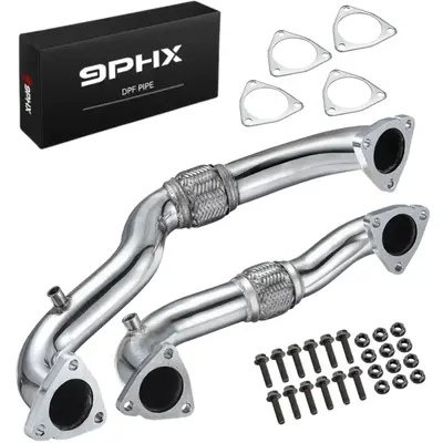 2008-2010 Powerstroke 6.4L Diesel Heavy Duty Exhaust Up-Pipe for Ford