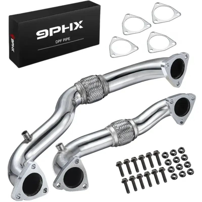 2008-2010 Powerstroke 6.4L Diesel Heavy Duty Exhaust Up-Pipe for Ford