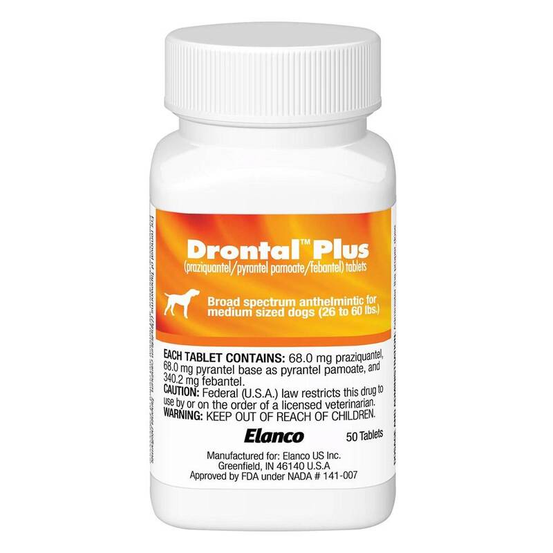Drontal Plus For Medium Dogs 3.1 - 10 Kg 6 Tablets