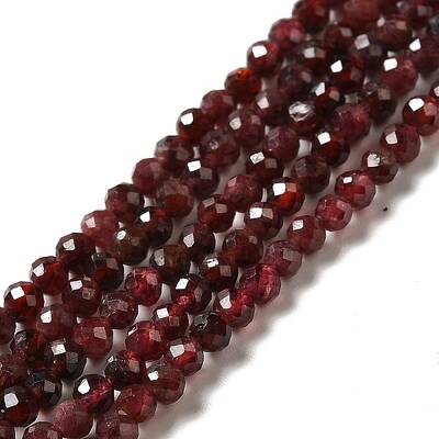 Natural Garnet Beads Strands