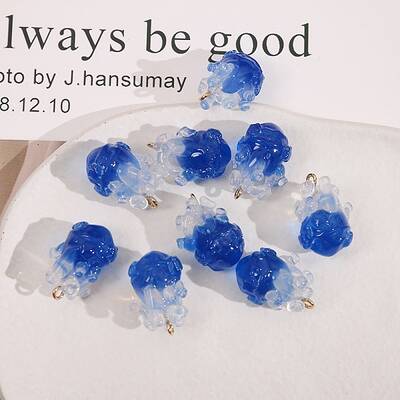 Transparent Resin Pendants