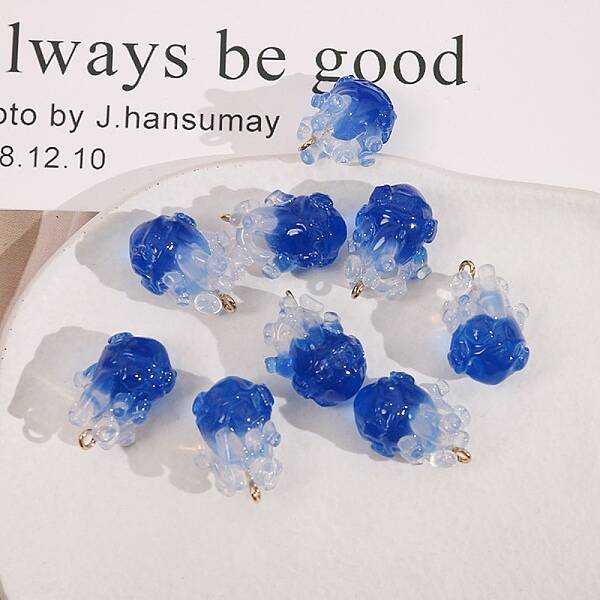 Transparent Resin Pendants