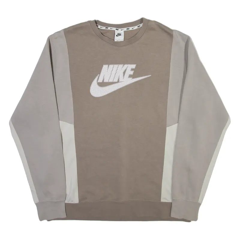 NIKE Mens Sweatshirt Grey L