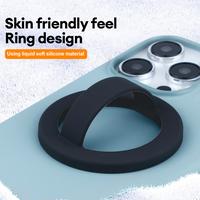 Silicone Magnetic Comfy Ring Grip Detachable Phone Holder, Portable Liquid Ring Buckle Phone Case Holder, Easy to Install and...