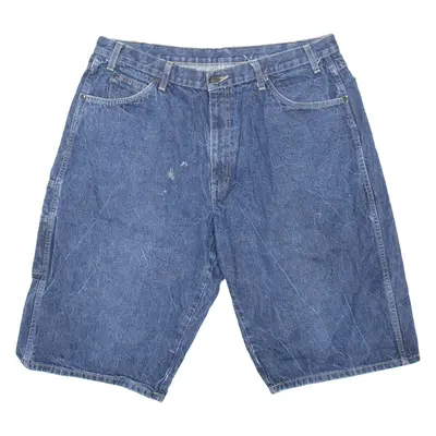 DICKIES Mens Workwear Shorts Blue Relaxed XL W38