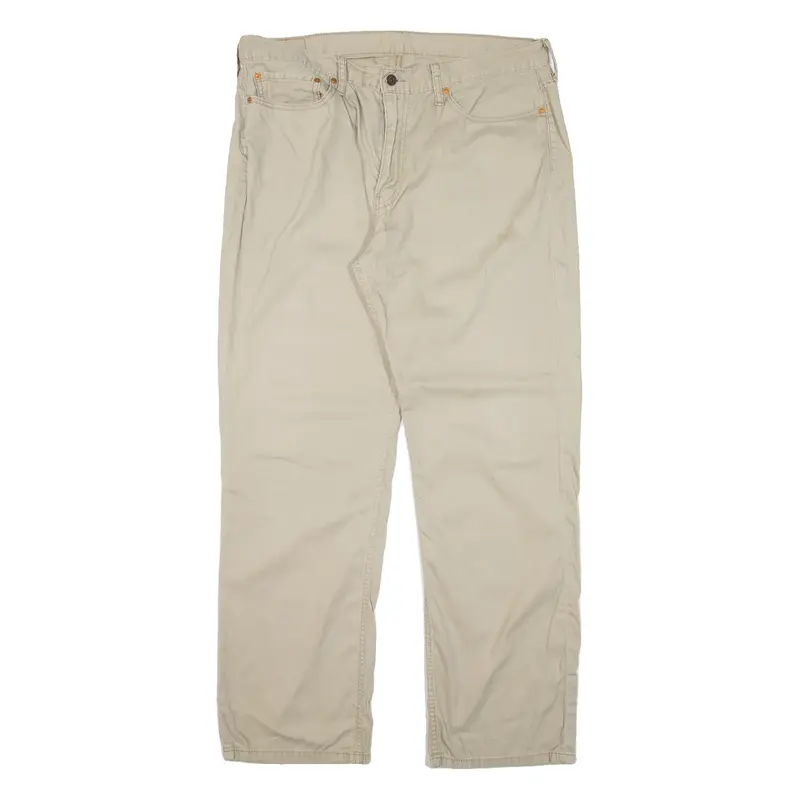 LEVI'S 514 Mens Trousers Beige Regular Straight W38 L32