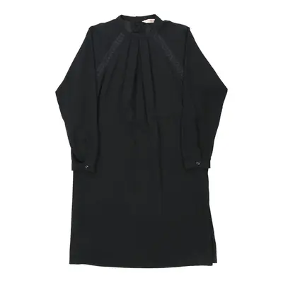 Marina Rinaldi Dress - Medium Black Virgin Wool