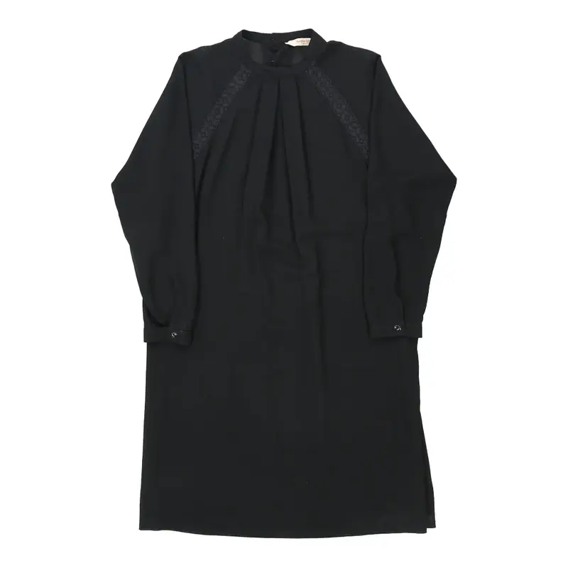 Marina Rinaldi Dress - Medium Black Virgin Wool