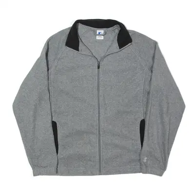 STARTER Jacket Grey 90s Fleece Mens M