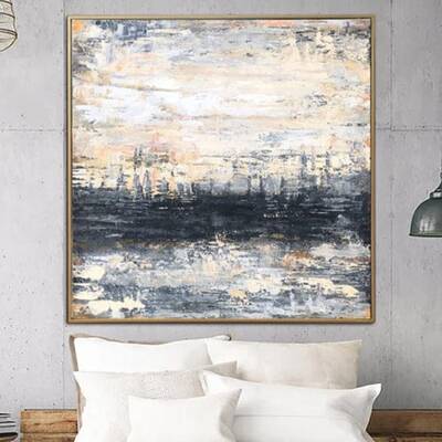 Original Black White abstract original oil Painting on Canvas Large Abstract Original Painting on Canvas Black White Artwork ...