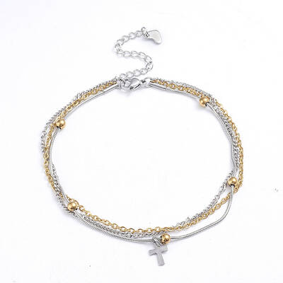 304 Stainless Steel 3-strand Chain Bracelets