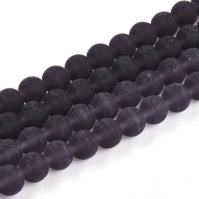 Transparent Glass Beads Strands