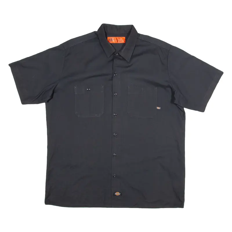 DICKIES Mens Worker Shirt Black XL