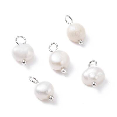 Natural Cultured Freshwater Pearl Charms