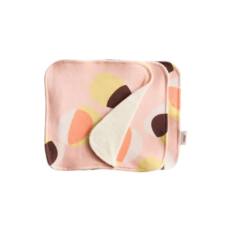 Imse Hoop Pink Washable Wipes Set (3 Pieces)