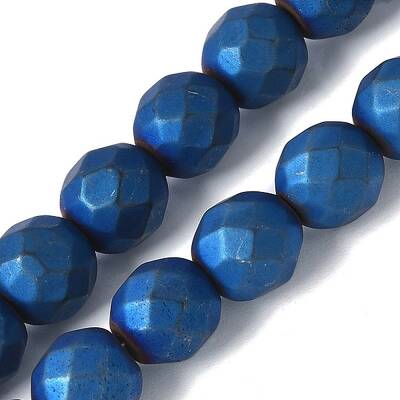 Electroplated Synthetic Non-magnetic Hematite Beads Strands