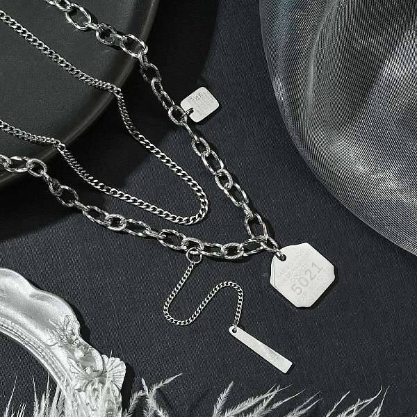 304 Stainless Steel Chain Necklaces