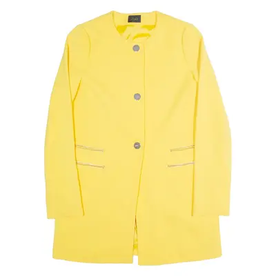 LIU JO Womens Blazer Jacket Yellow S
