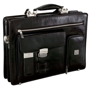 1 Custom Rimini Briefcase - Full Grain Leather & Laptop Compatible