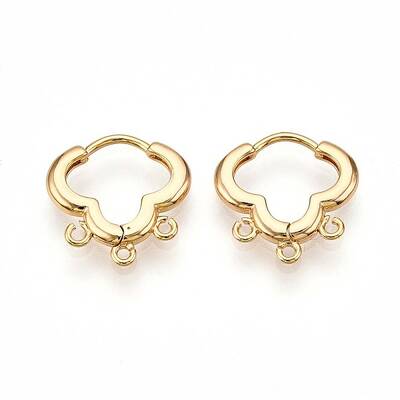 Brass Hoop Earring Finding