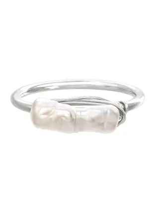 Halle Ring | Metal Color: Silver | Size: 8