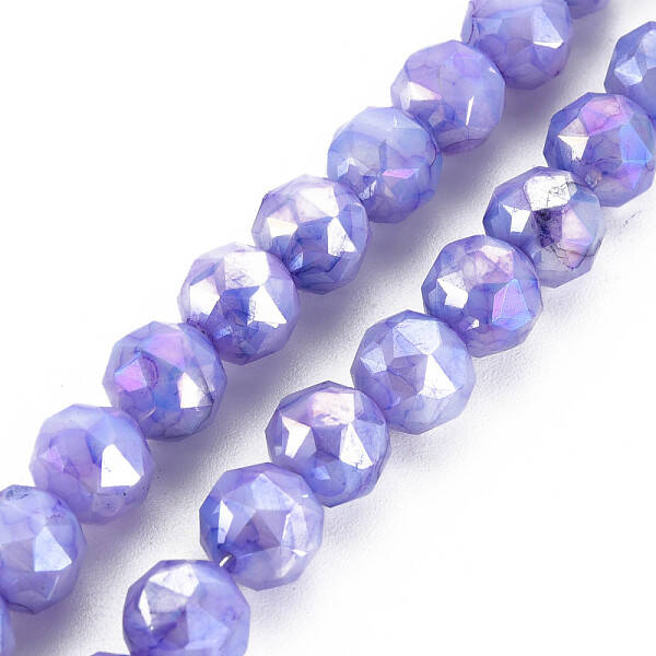 Electroplate Glass Beads Strands