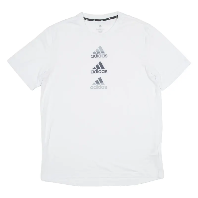 ADIDAS Mens T-Shirt White M