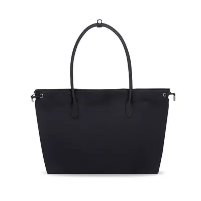 Versatile Large Capacity Tote Bag for Work & Travel - Black Shoulder Bag with Handles Classic Black Color & Easy Carry Handle...