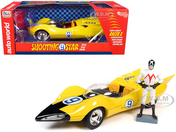 Shooting Star 9 Yellow and Racer X Figurine \
