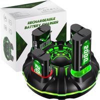 Ponkor 4×2000mAh Rechargeable Battery Packs with Fast Charging Dock for Xbox One, One S/X, Series S/X, Elite Series 1 Wirele...