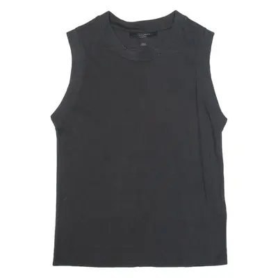ALL SAINTS Womens Vest Black Sleeveless M