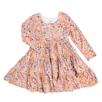 Meadow Floral Bunny SWING DRESS Bamboo Toddler Twirl Easter Gigi and Max