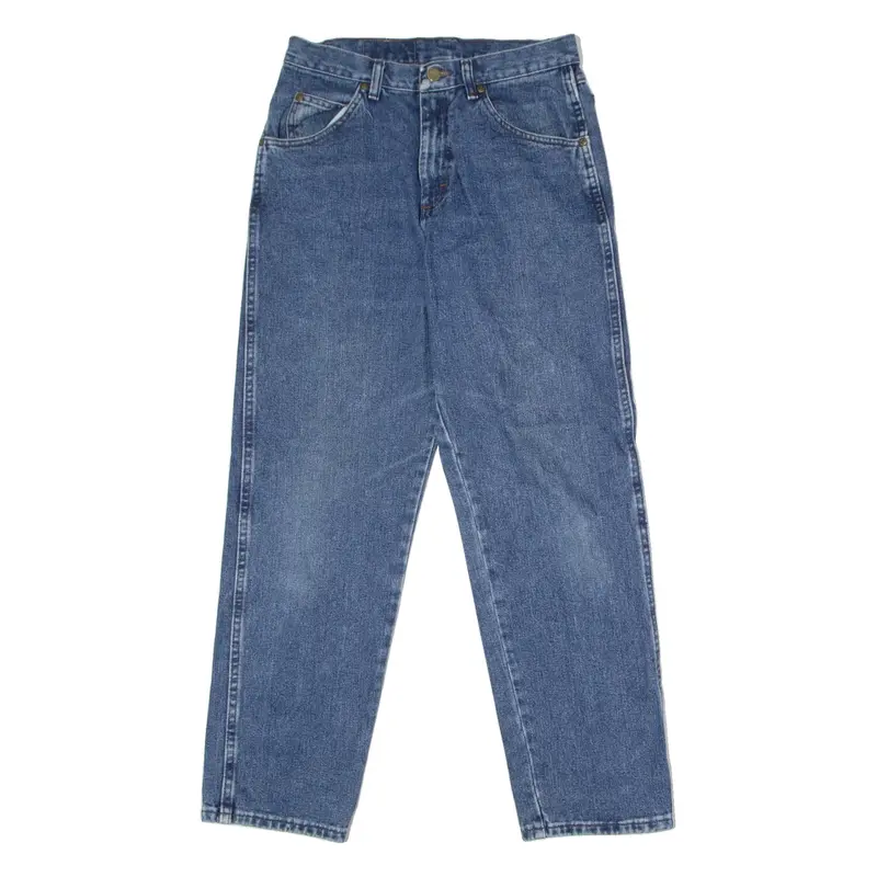 WRANGLER Mens Jeans Blue Regular Skinny Stone Wash W30 L31