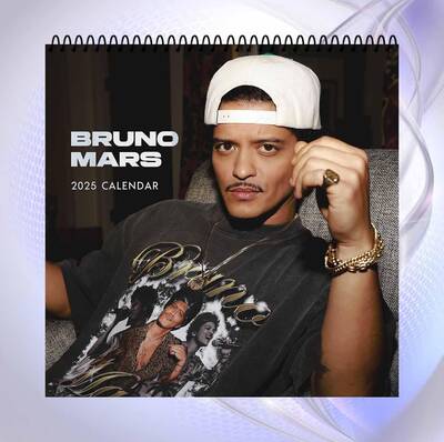 Bruno Mars Calendar 2025, Idol Calendar, Yearly Calendar
