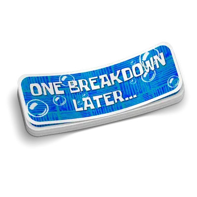 Breakdown -  Hard Hat Decal