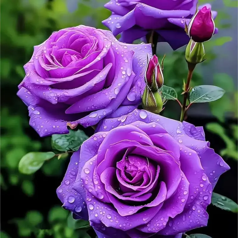 20pcs Rare Purple Rose Seeds - Ideal for Home Gardens, Easy Germination and Growth, Perfect for Beginners and Experts