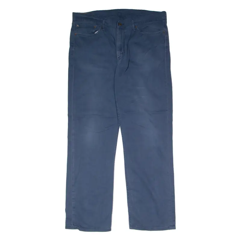 LEVI'S 514 Mens Twill Trousers Blue Regular Straight W38 L32