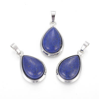 Natural Dyed Lapis Lazuli Pendants
