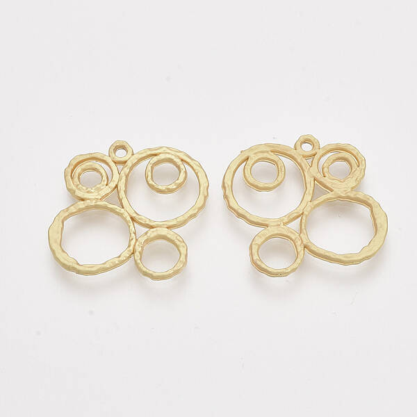 Alloy Open Back Bezel Pendants