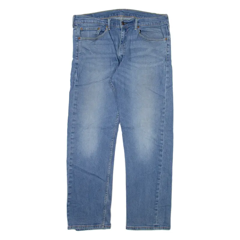 LEVI'S 505 Jeans Mens Blue Regular Straight W36 L30