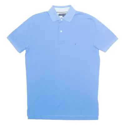TOMMY HILFIGER Mens Polo Shirt Blue M