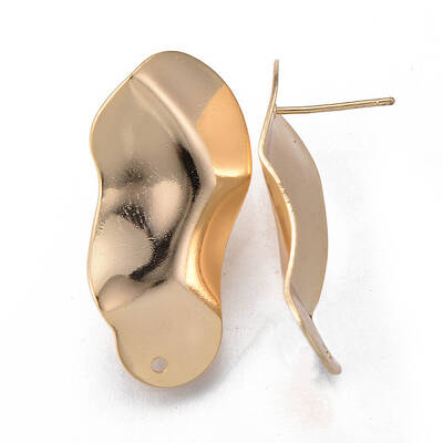Brass Stud Earrings Findings