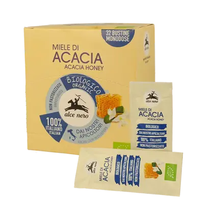Alce nero spa Organic Italian Acacia Honey Alce Nero 32 Sachets