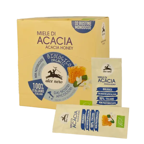 Alce nero spa Organic Italian Acacia Honey Alce Nero 32 Sachets