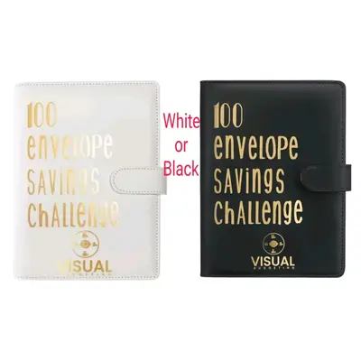 Savings Binder Challenges Black or White