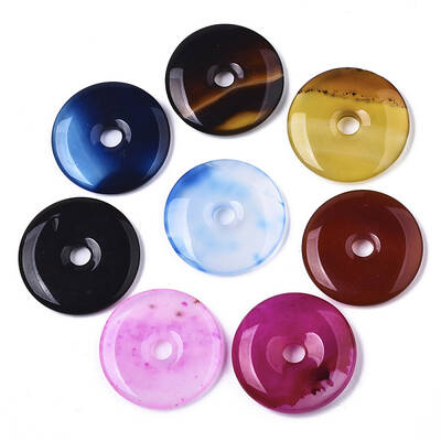 Natural Chalcedony Pendants
