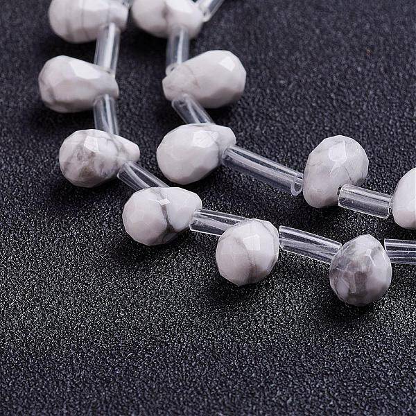 Natural Howlite Beads Strands