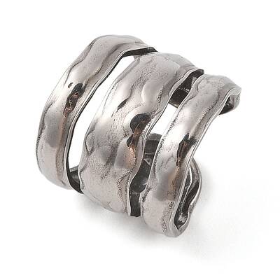 Non-Tarnish 304 Stainless Steel Cuff Rings for Women