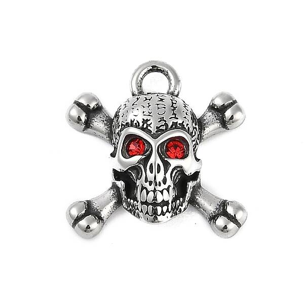 316 Surgical Stainless Steel Micro Pave Cubic Zirconia Pendants