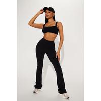 Tall Adriana Flare Pant - Black